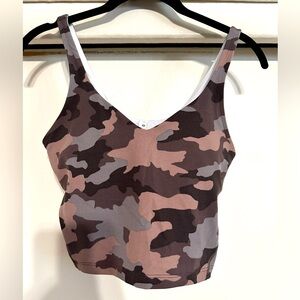Lululemon Align Tank Top Built in Pink Camo 6